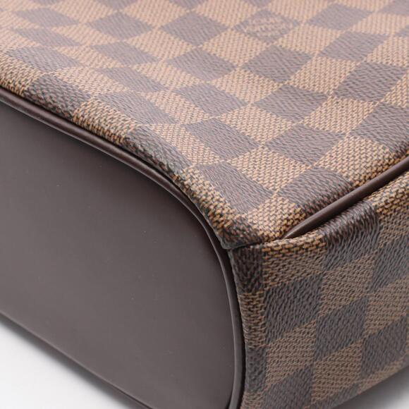 LOUIS VUITTON Authentic Brown Damier Leather Bag - Picture 7 of 8